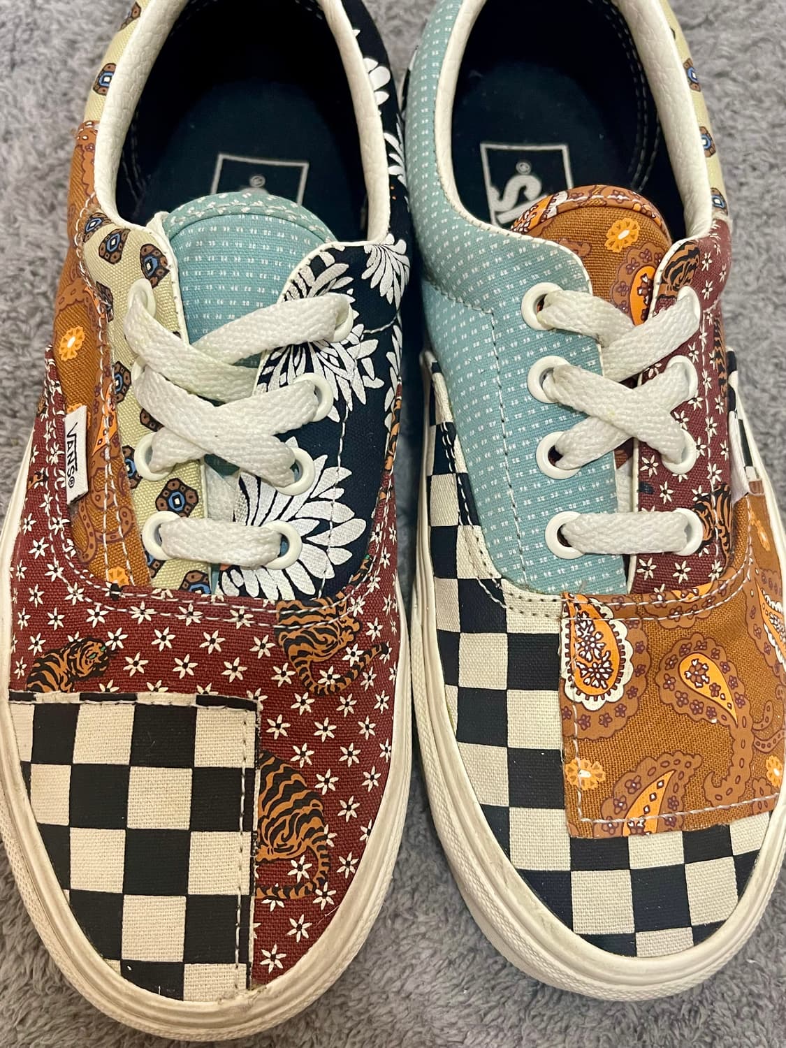 반스 Vans 에라 타이거 패치워크 (240mm) 상품이미지4