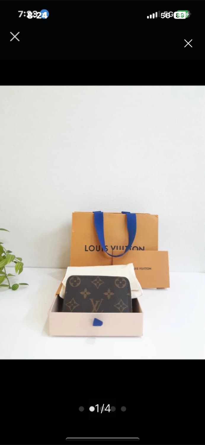 뤼이비통 모노그램 월릿 코인 퍼스 카드 지갑         새상품 상품이미지1