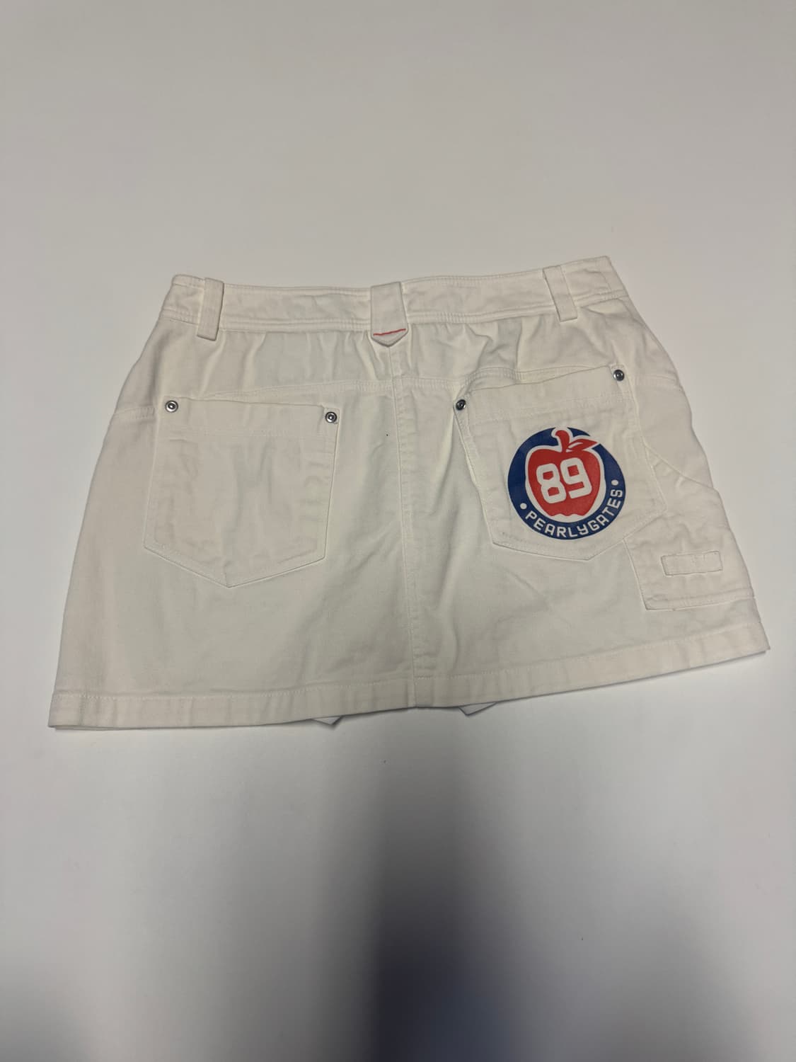 정품 여성 파리게이츠 골프 화이트 코튼 치마 바지 0 상품이미지2