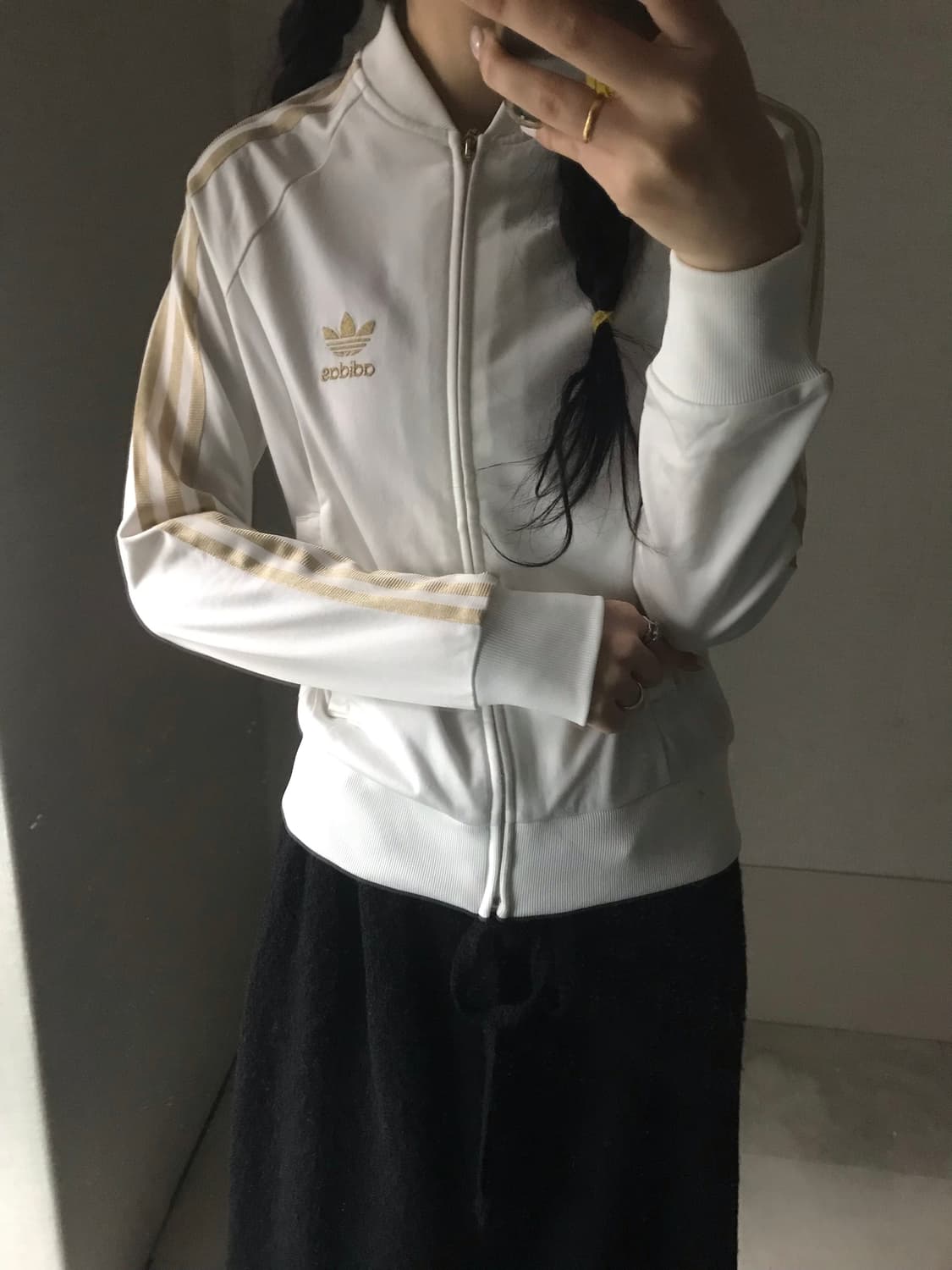 아디다스 화이트 골드 져지 상품이미지2