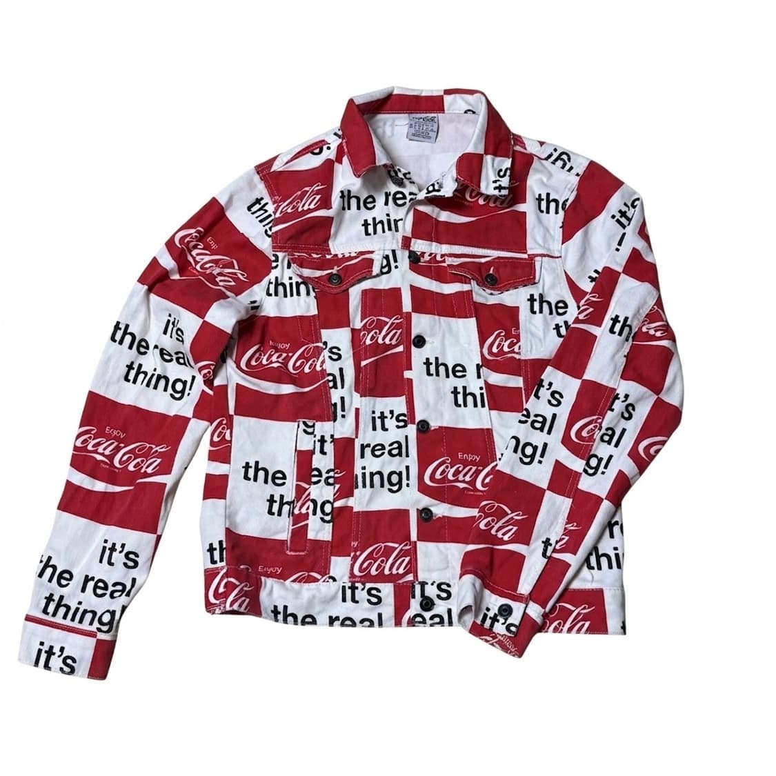 빈티지 코카콜라 데님 트래커 자켓 상태굿 상품이미지1