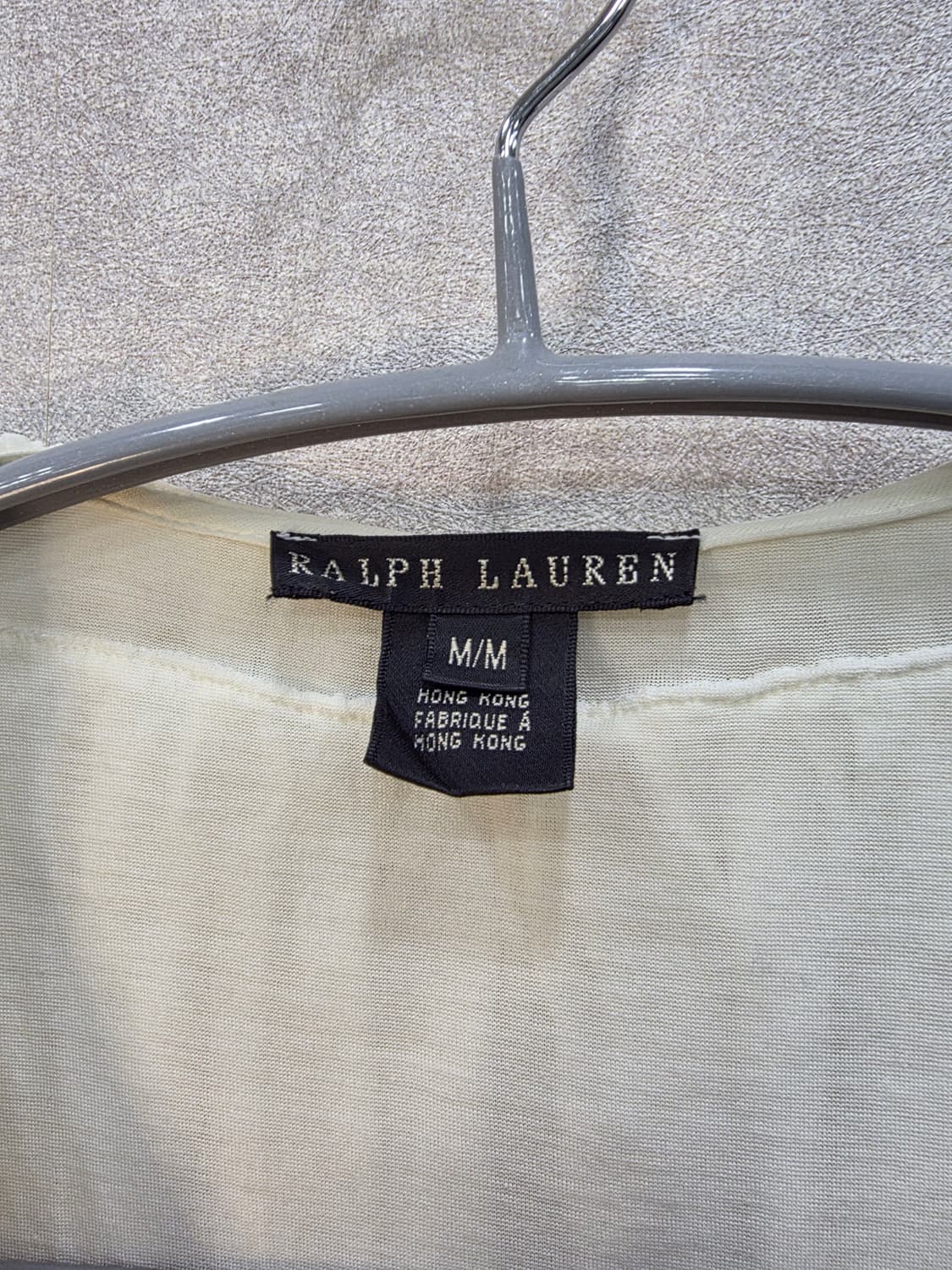 랄프로렌 블랙라벨 러플 나시 블라우스 RALPH LAUREN 상품이미지2
