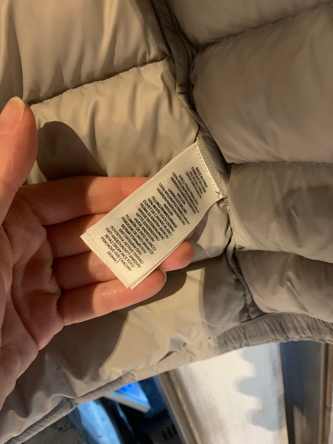 폴로 경량패딩 그레이 (매장정품) 병행x 상품이미지4