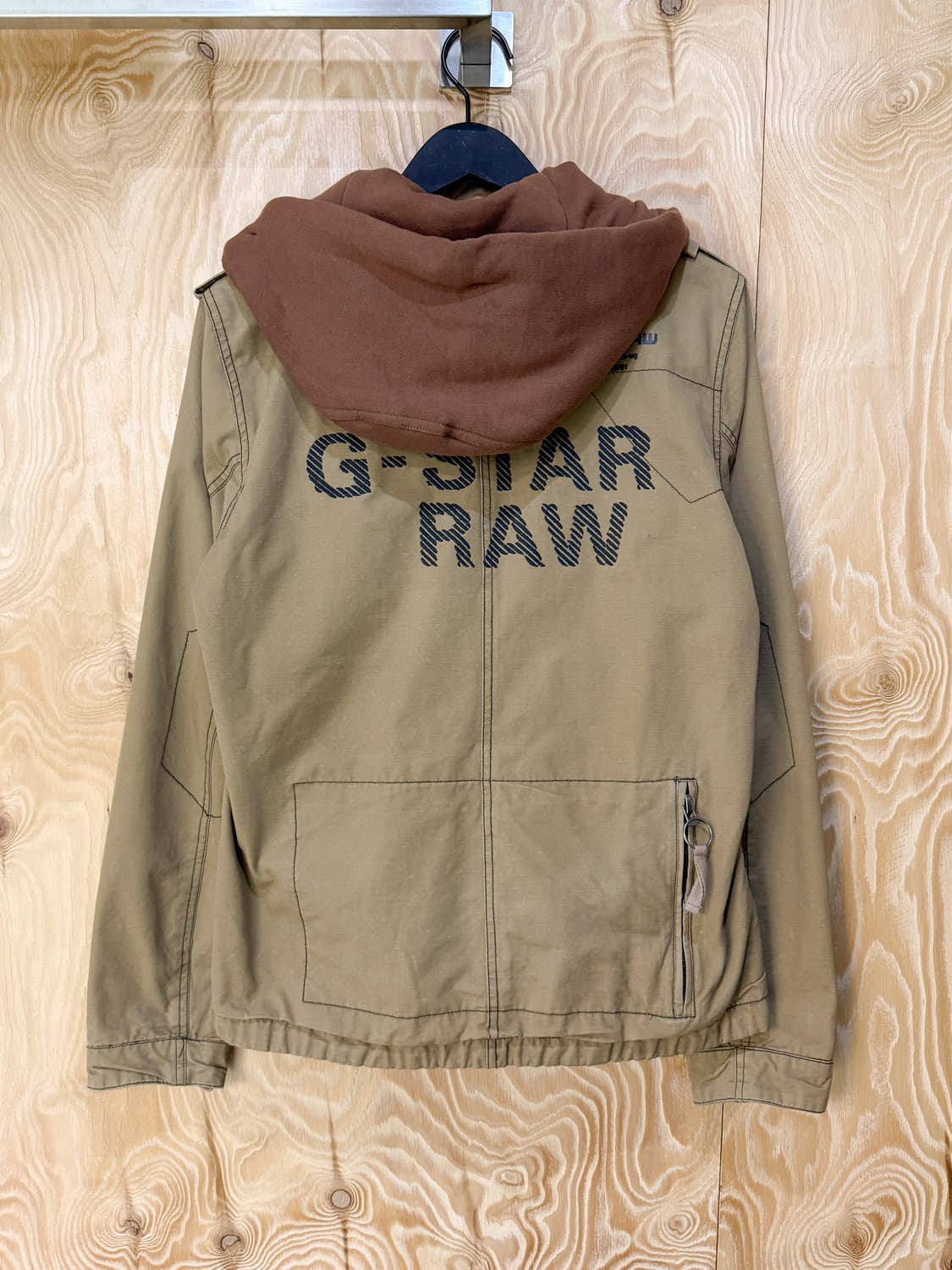 지스타로우 그런지 밀리터리 후드 자켓 상품이미지5