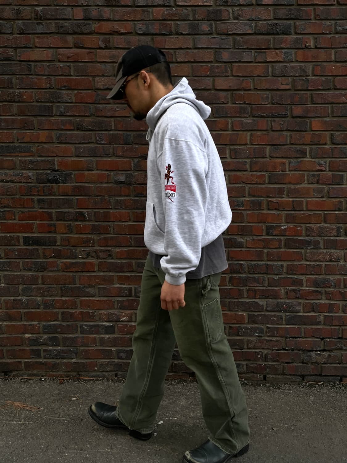 90s Marlboro Gecko Lizard Hoodie 상품이미지3