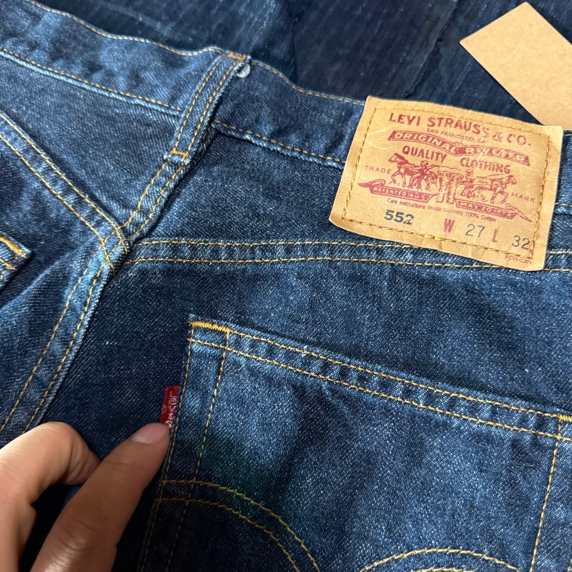 리바이스 552 데님 팬츠 27 상품이미지6