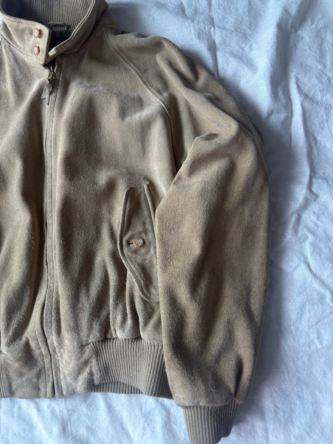 90s polo 스웨이드 해링턴 자켓 상품이미지2