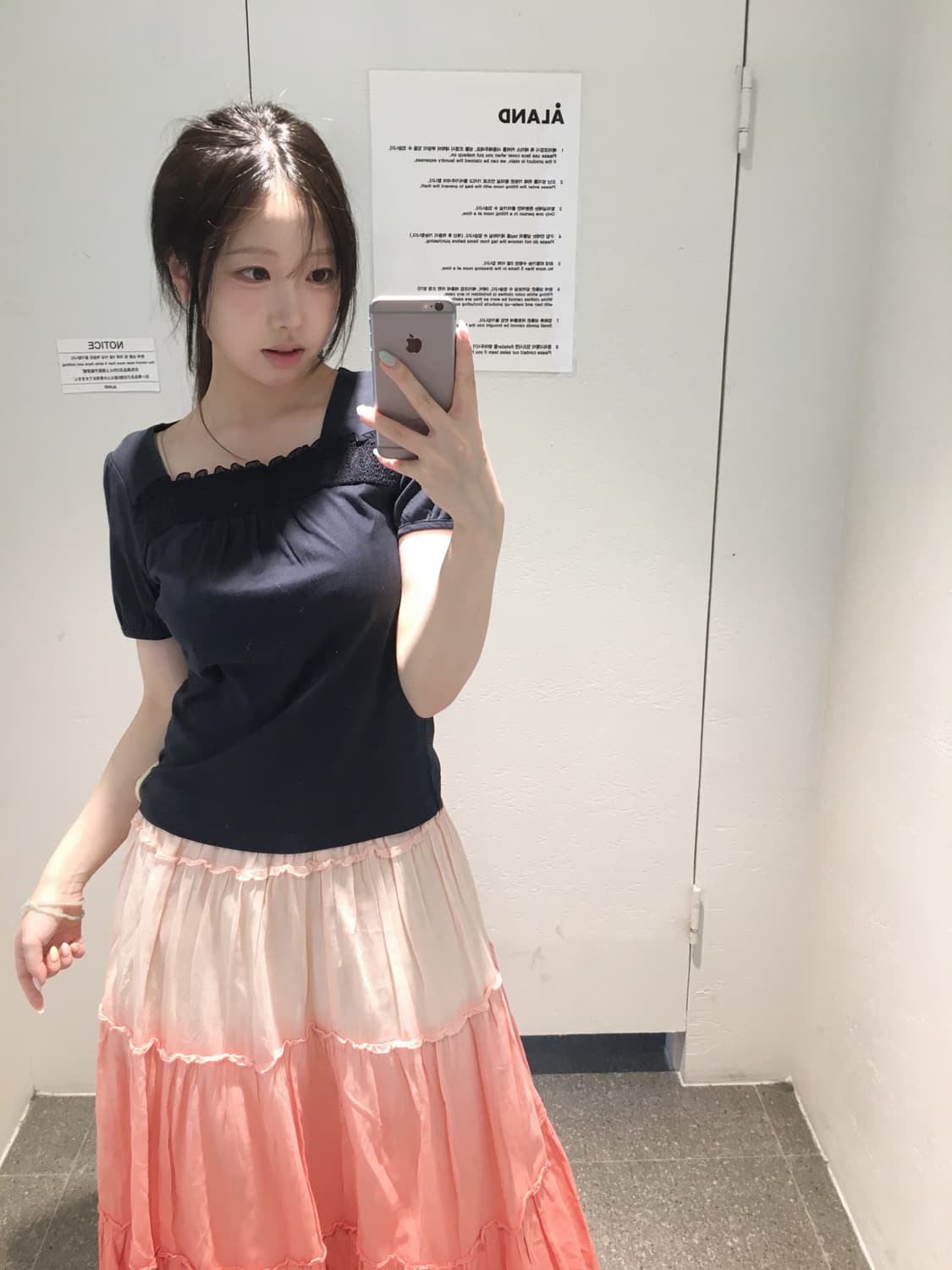 빈티지 데님 블루 너드 코디세트 상품이미지2