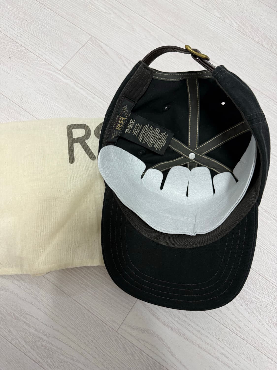 RRL 랜치 로고 트윌 볼캡 상품이미지2