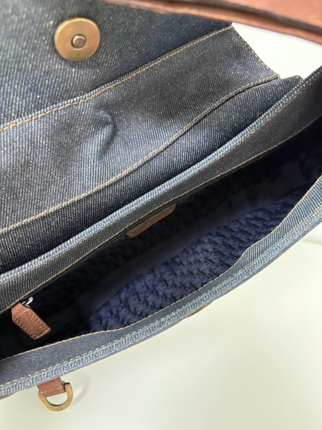 디올 스트릿시크 콜럼버스 숄더백 데님 상품이미지8