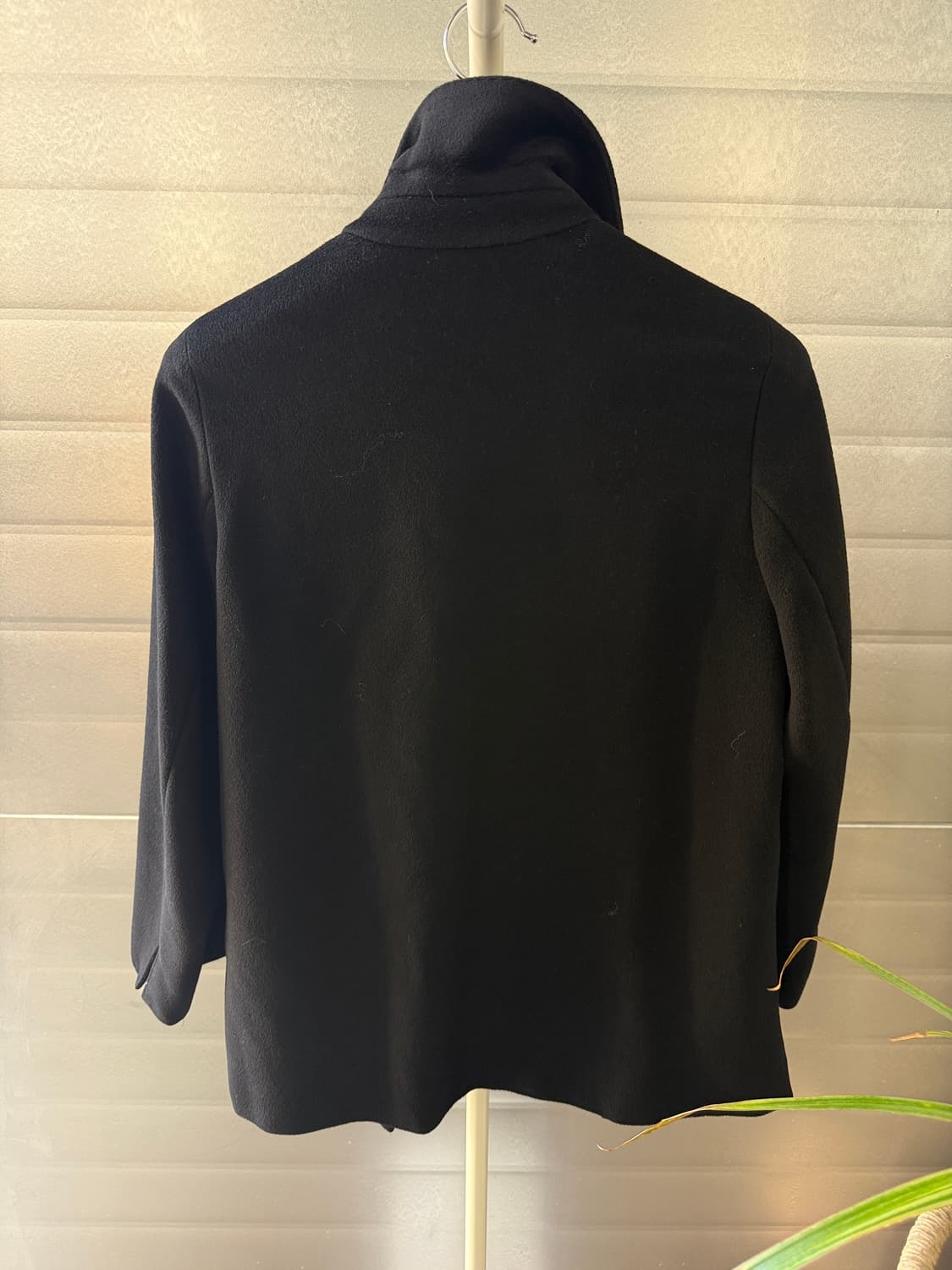 막스마라 정품 블랙 캐시미어 반코트 36 상품이미지3