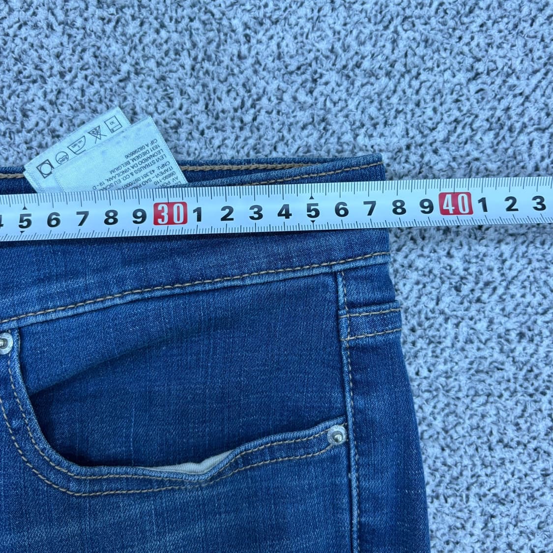 W28L30 리바이스 여성 데님 팬츠 0527J 상품이미지5