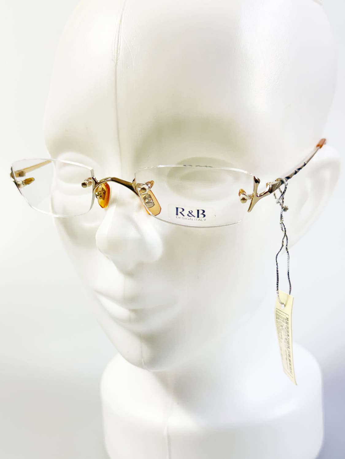 R&B EYEWEAR 골드 무테 스퀘어 메탈 빈티지 안경 상품이미지9