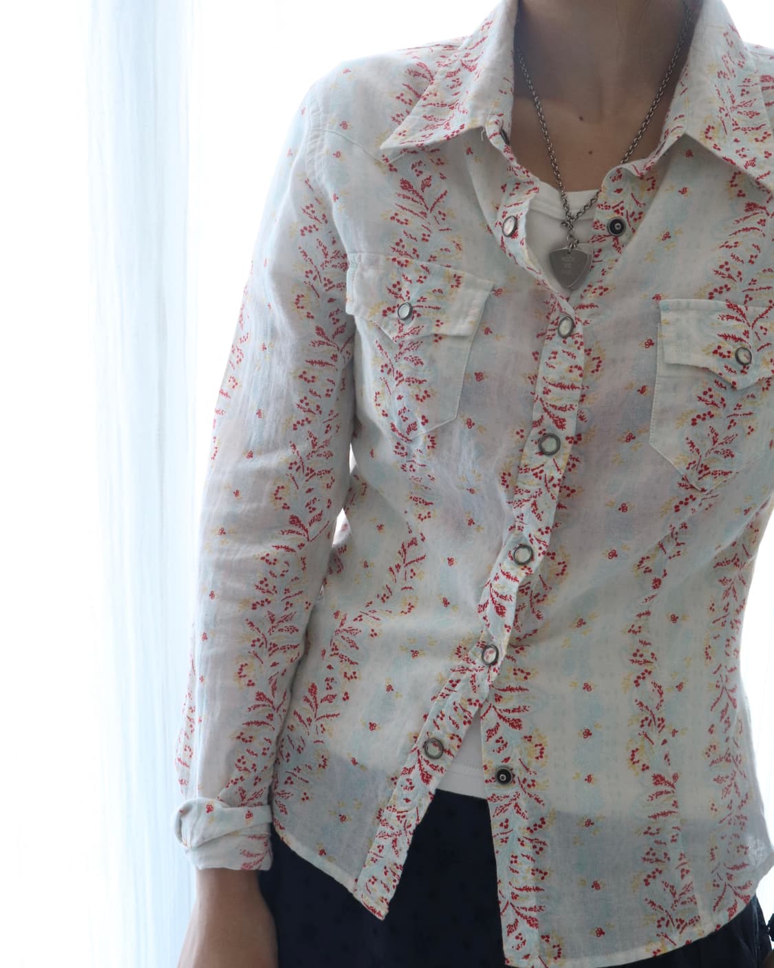 Vintage Soft Floral Shirt 상품이미지7