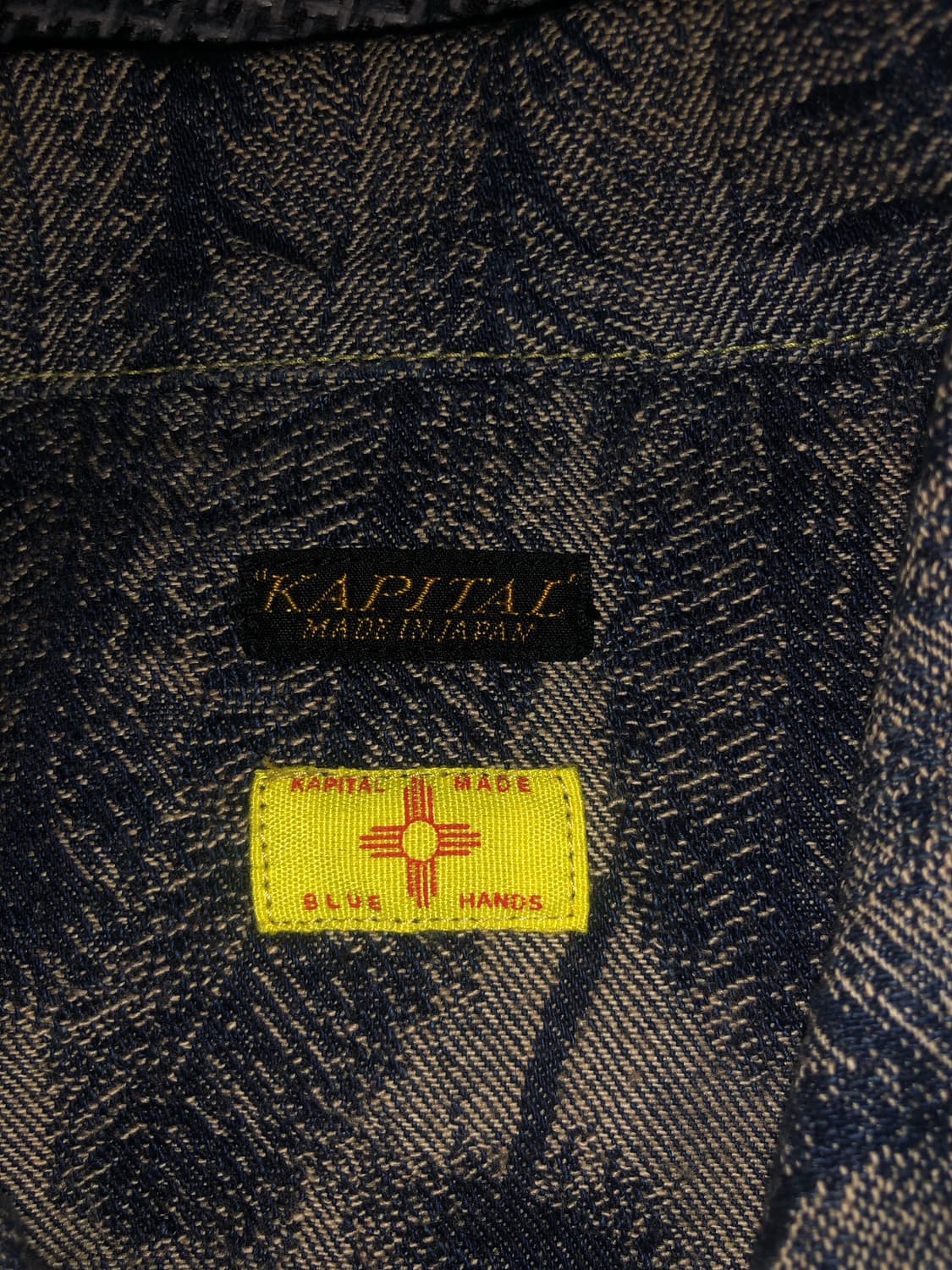 캐피탈 12온즈 페더 데님 3세대 자켓 인디고 4사이즈 상품이미지6