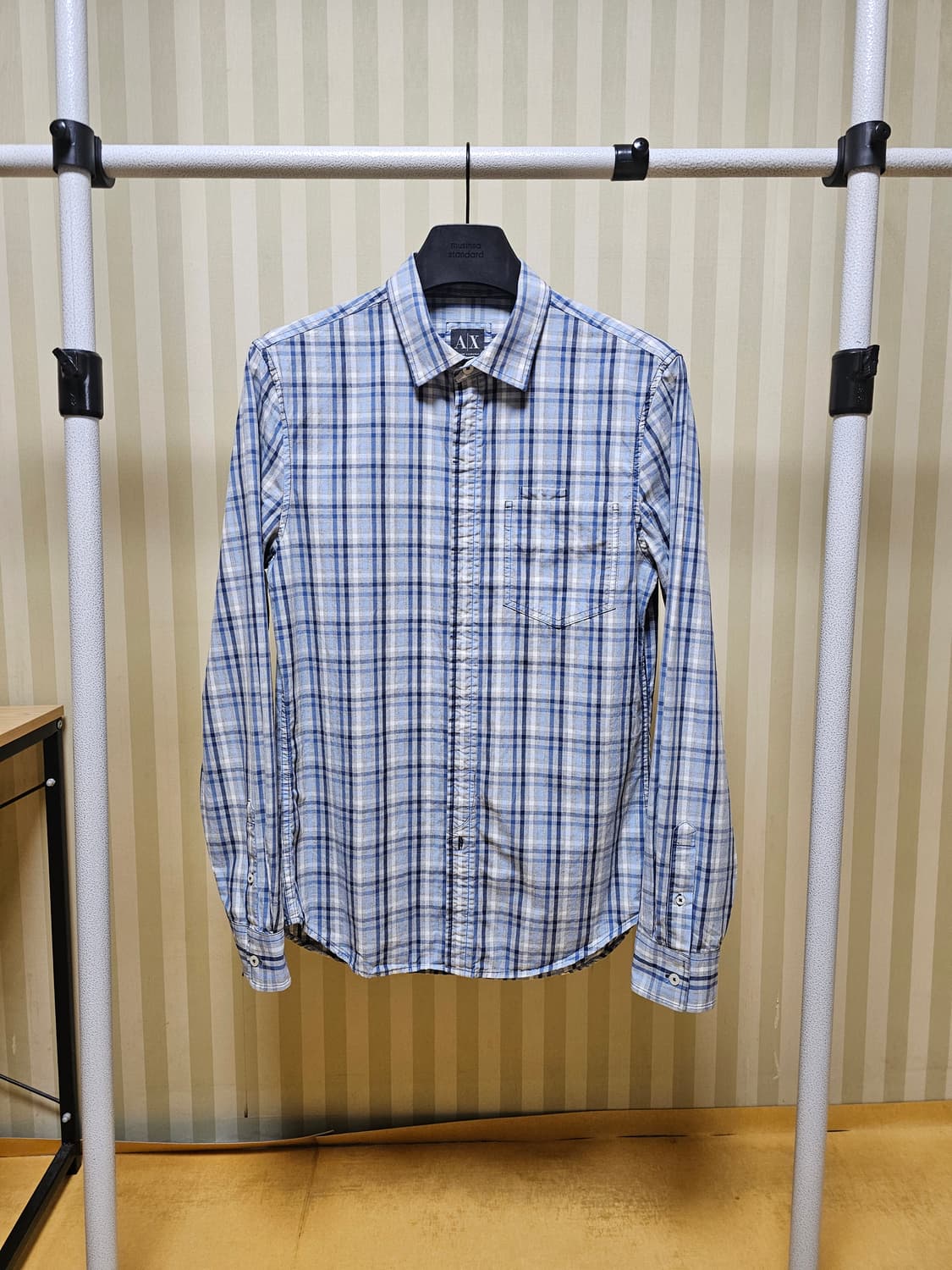 아르마니 셔츠 코튼 M 상품이미지1