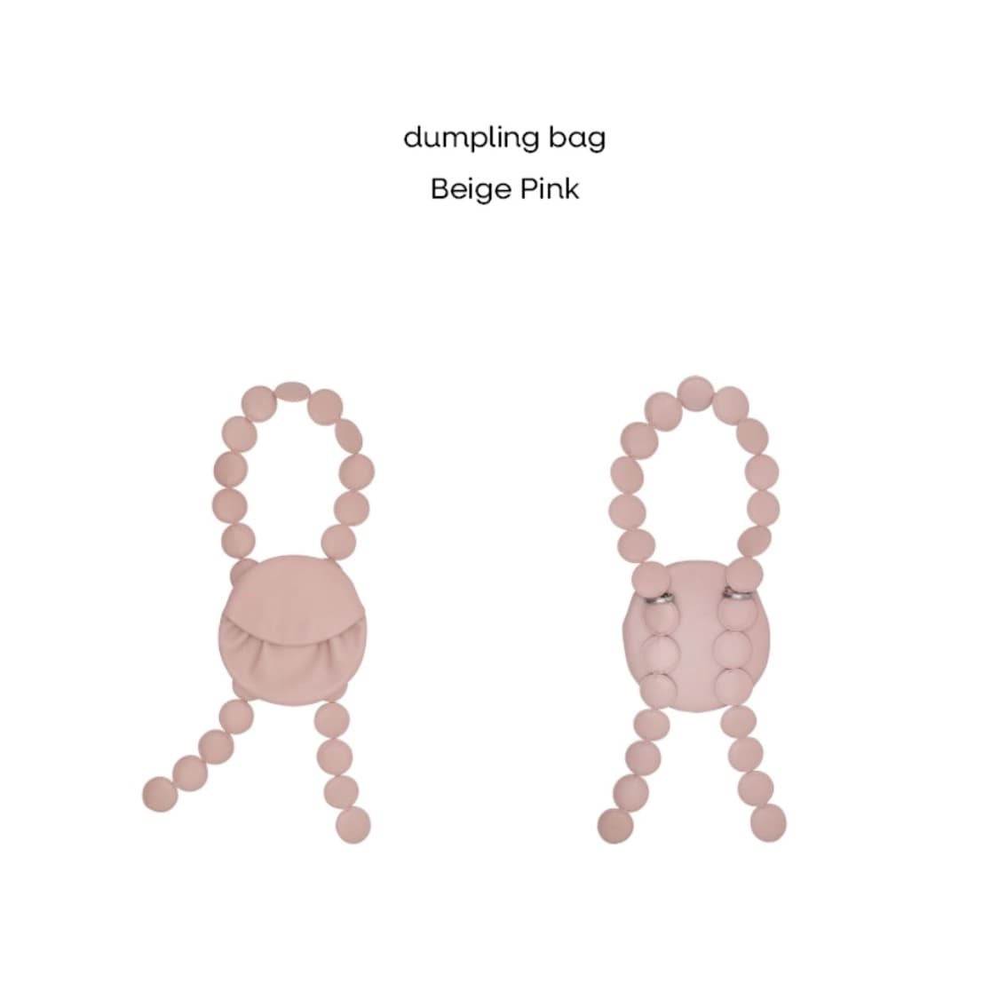 밤볼레 dumpling bag beige pink  상품이미지8