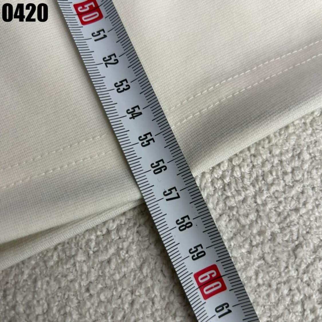 케이스위스 흰색 라인 긴팔티 s 상품이미지5