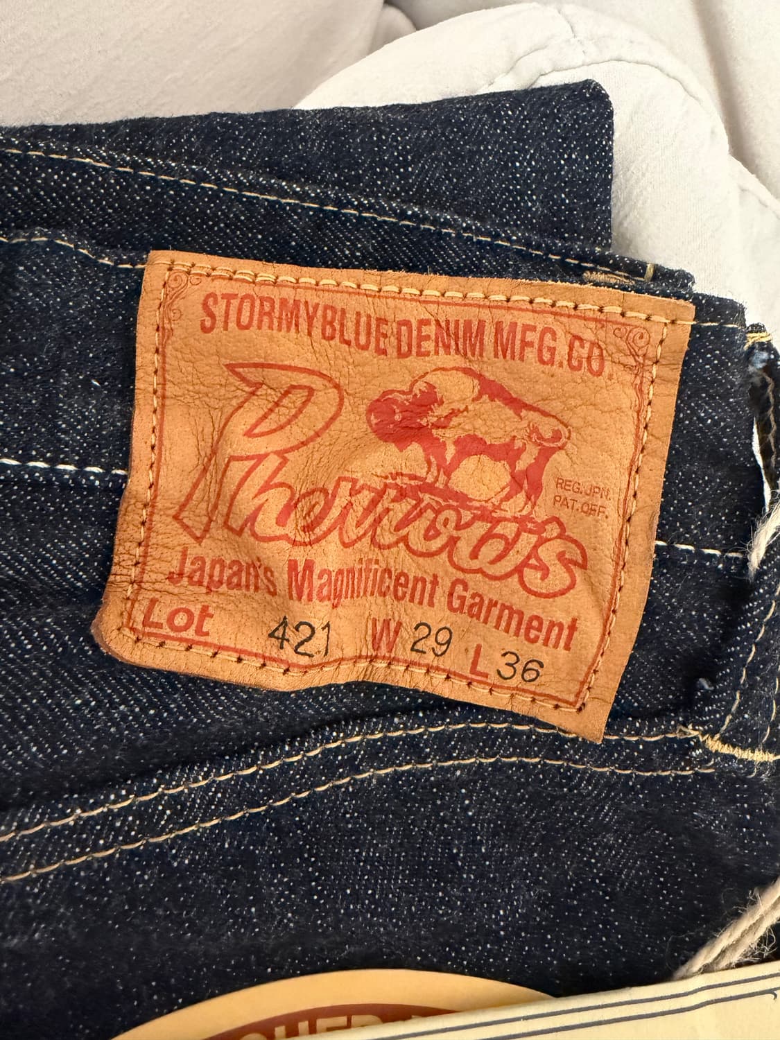 [29] PHERROW'S 페로우즈 421 데님 청바지 상품이미지2