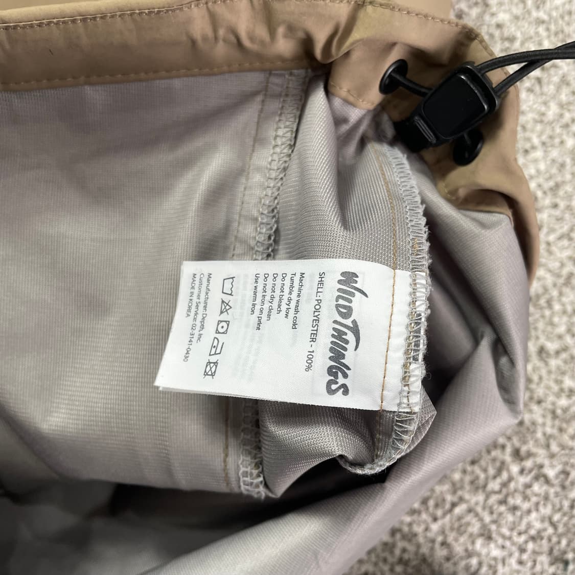 와일드띵스 바람막이 상품이미지4