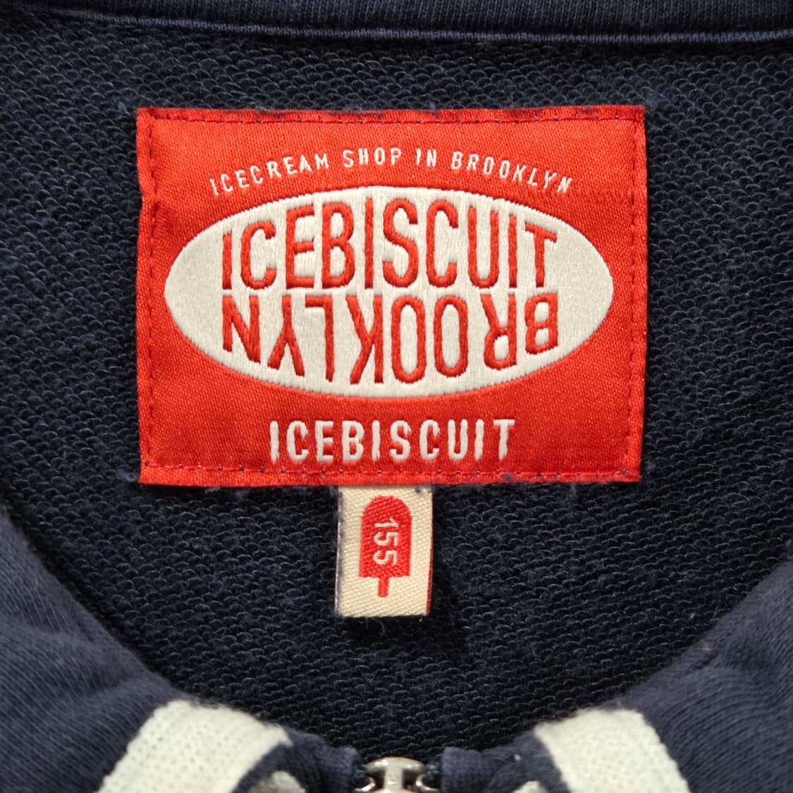 아이스비스킷 하프집업 세일러 카라 맨투맨 155 상품이미지2