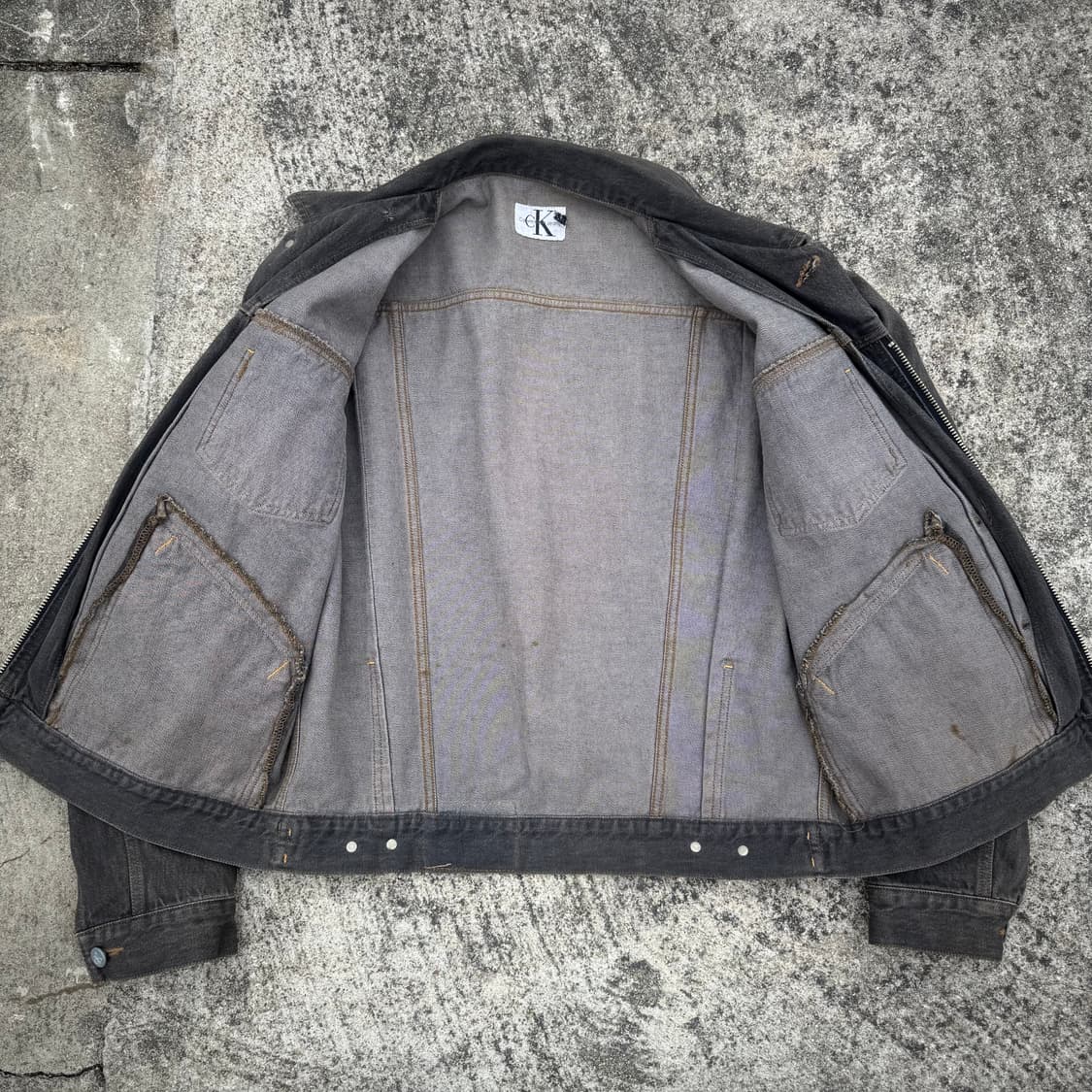 [L~XL] CK 켈빈클라인 11mjz 데님 트러커 자켓 상품이미지2