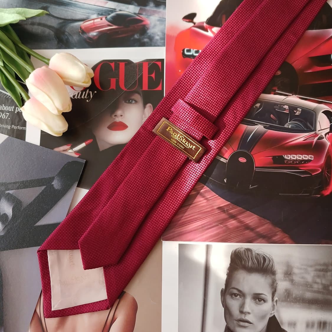 폴 스튜어트 실크 솔리드 자카드 넥타이 8.7cm A+등급 A18975
 상품이미지4