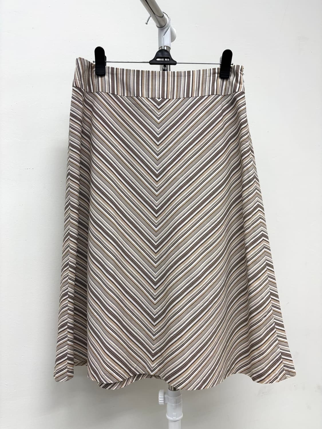 빈티지 브라운 미디 스커트 상품이미지4