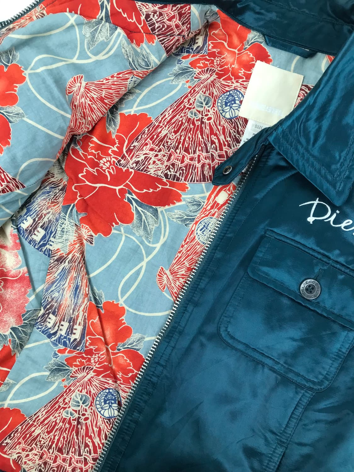 디젤 블루종 자켓 스윙탑폴리쉘 diesel 빈티지 희귀 대대장 점퍼 집업 상품이미지10