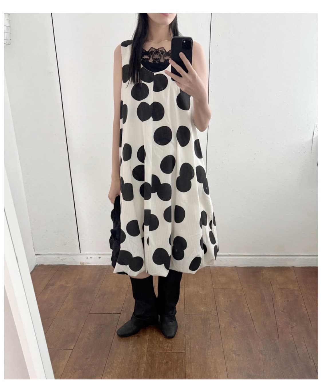 샵피에브레 DOT SLEEVELESS OPS 상품이미지1