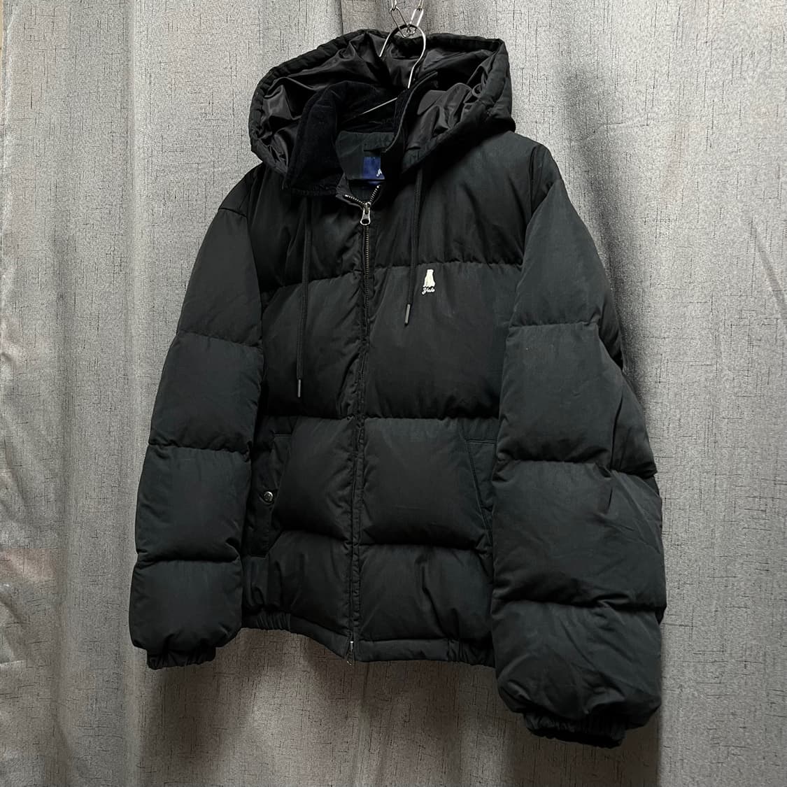 [M] 예일(YALE) 덕다운 숏 푸퍼 패딩 블랙 상품이미지3