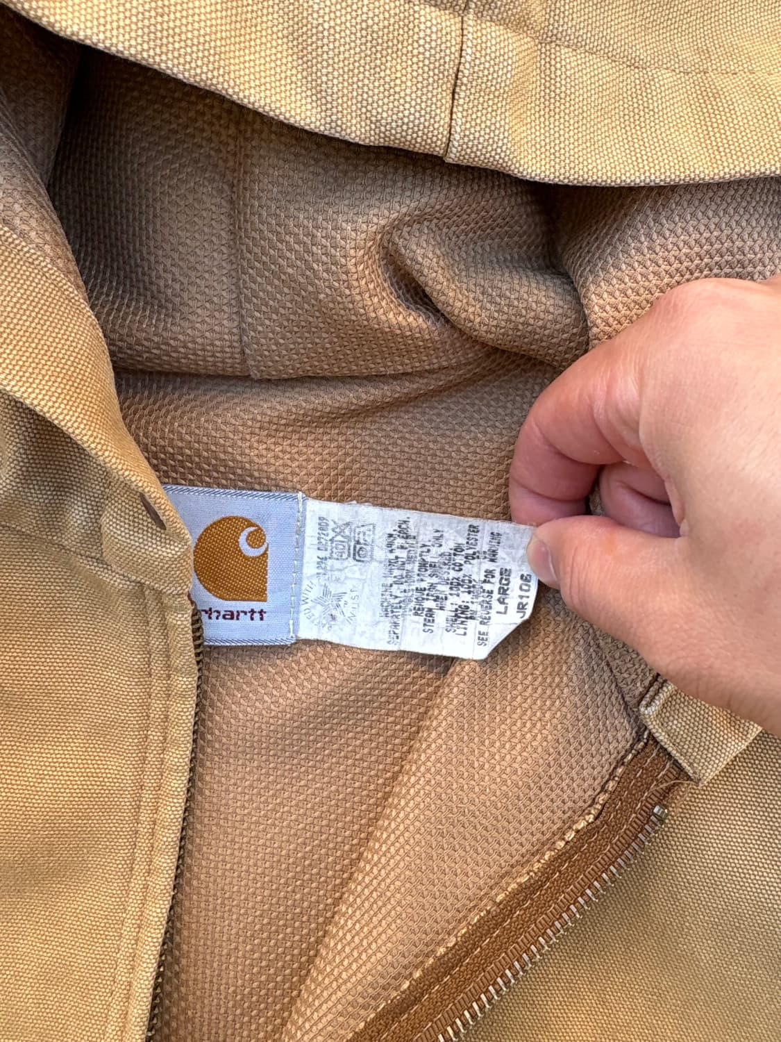 90s usa 칼하트 JR106 덕액티브 자켓 상품이미지6