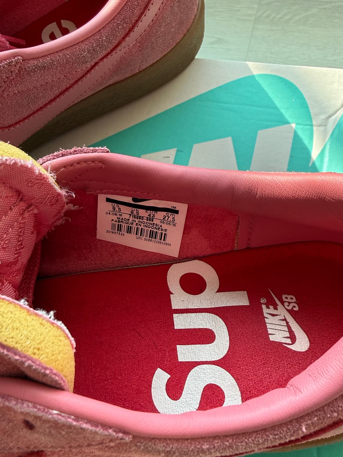 나이키sb 슈프림 16ss 블레이저 로우 gt 디저트 블룸 43 상품이미지7