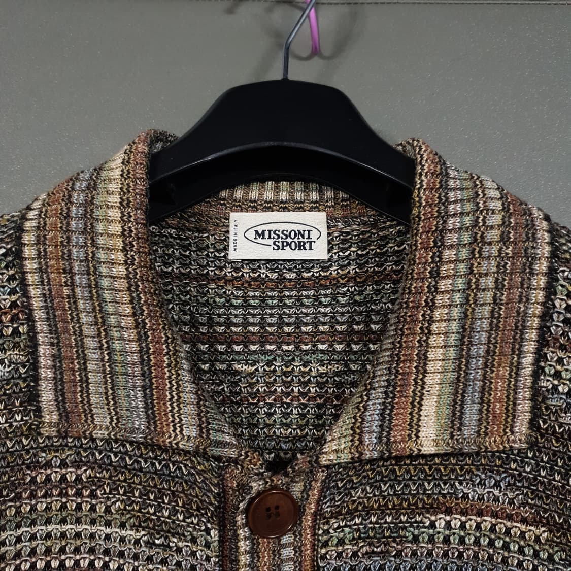 XL (105) 정품 미쏘니 멀티컬러 에스닉 니트 스웨터 가디건 상품이미지6