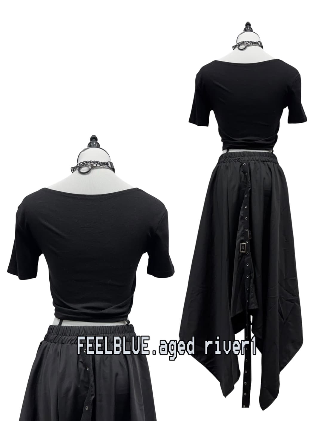 Goth Fairy Lace Skirt Set 펑크 고스페어리 3pcs 상품이미지5