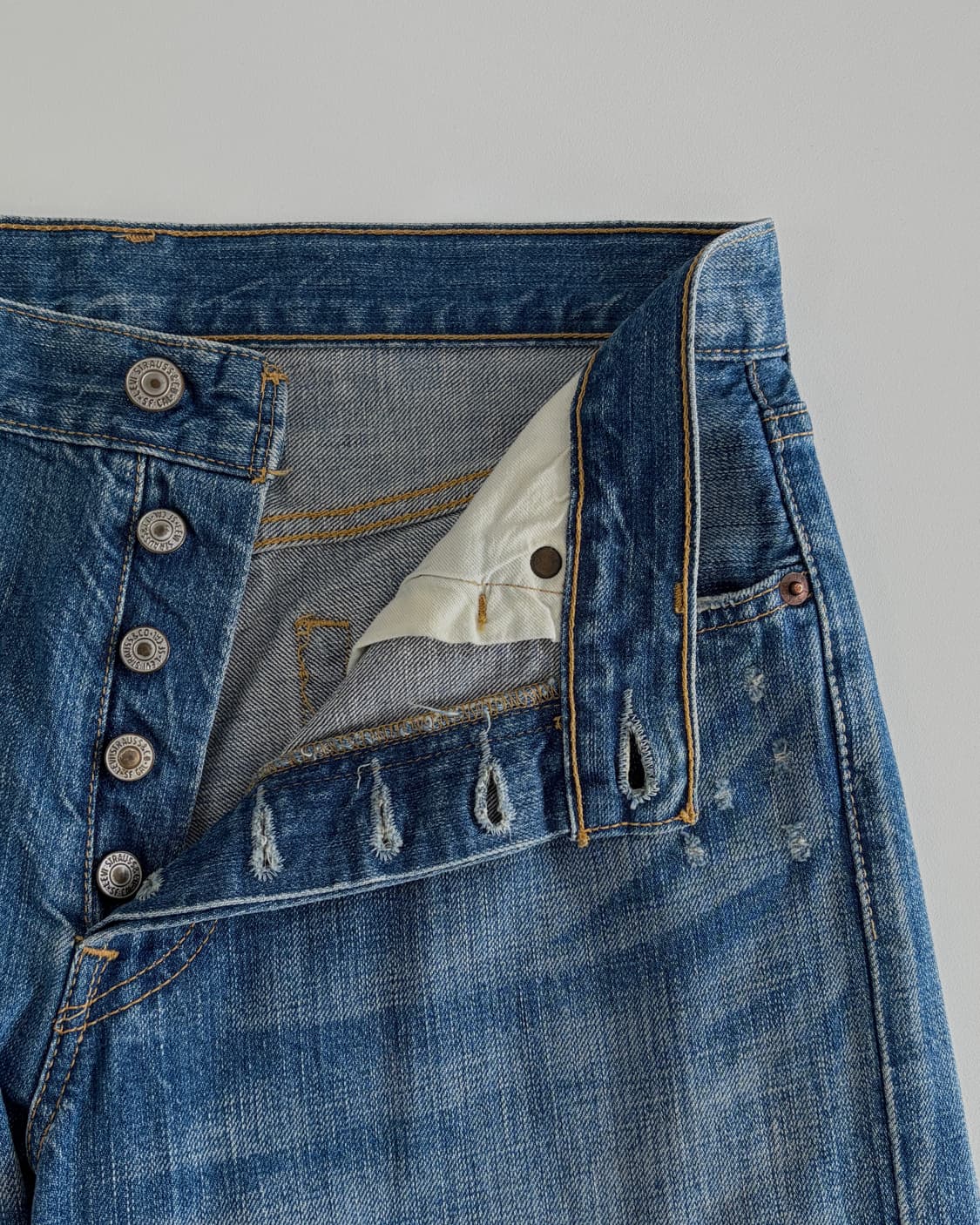 [30인치]리바이스 USA 501 그런지 데님 팬츠 상품이미지5