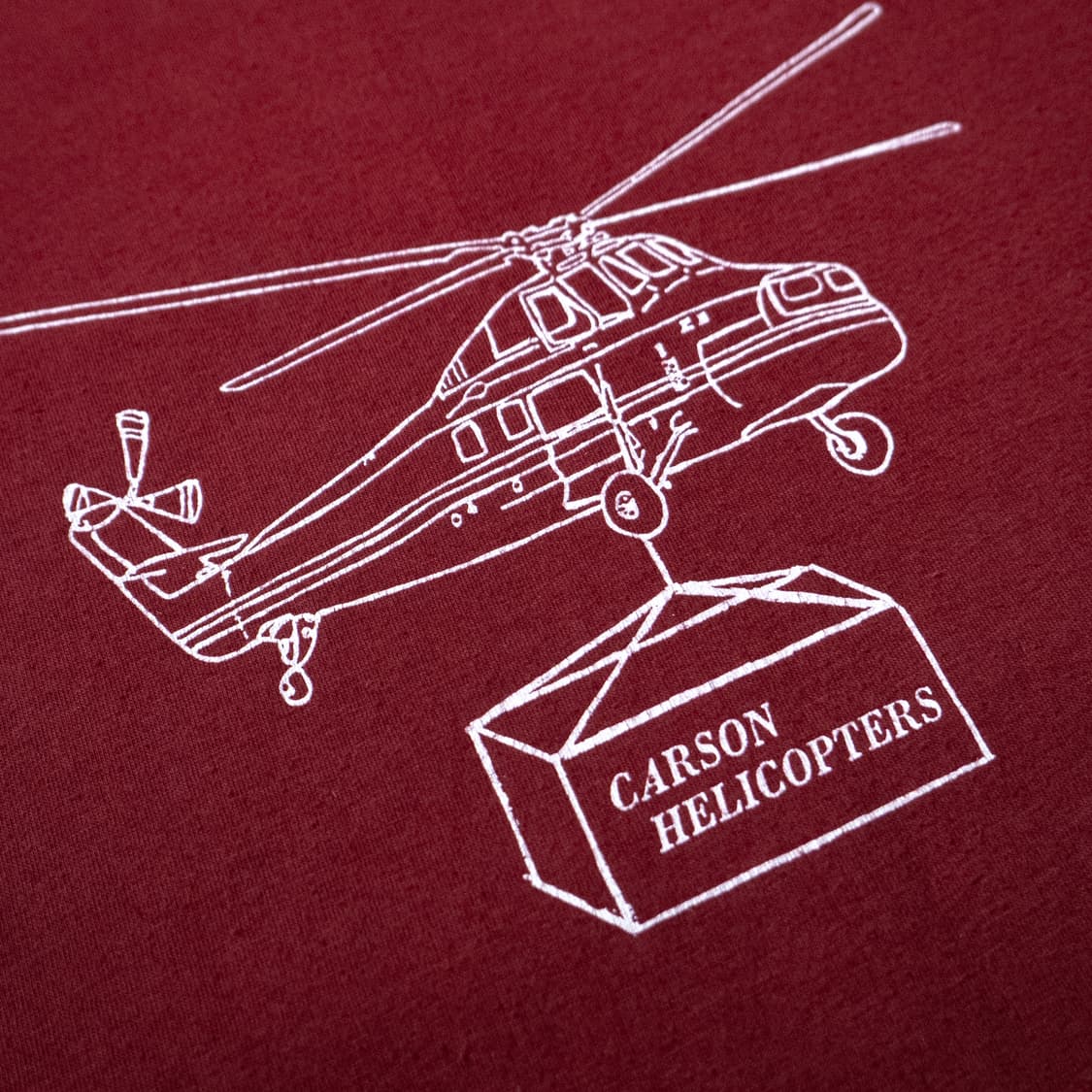 90s HANES CARSON HELICOPTERS T-shirt  상품이미지2
