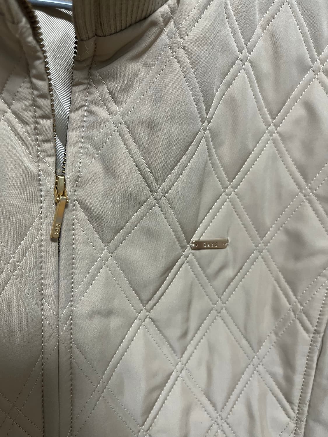 닥스(DAKS) 여성퀼팅 점퍼 베이지 상품이미지2