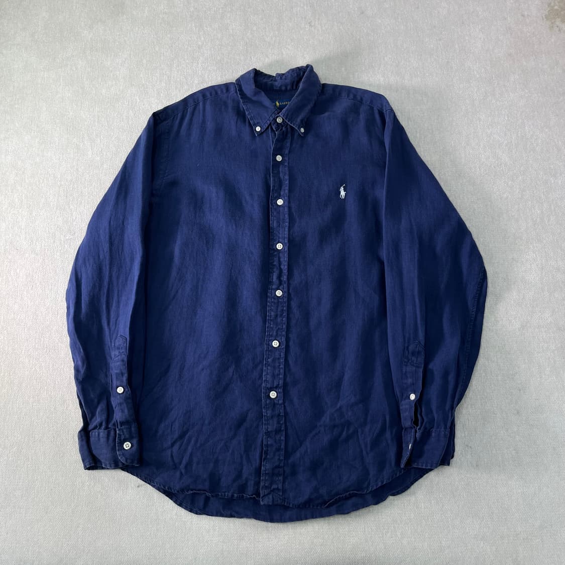105 폴로랄프로렌 린넨 네이비 셔츠 상품이미지1