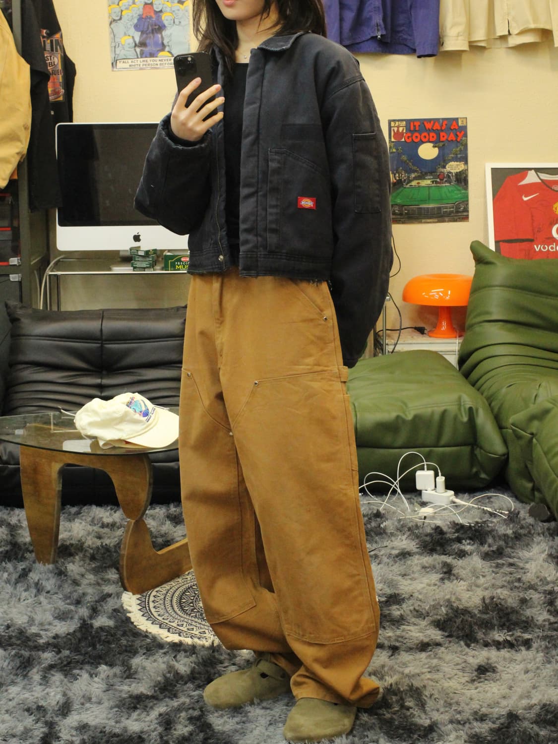 90s 다코타 더블니 팬츠 상품이미지1