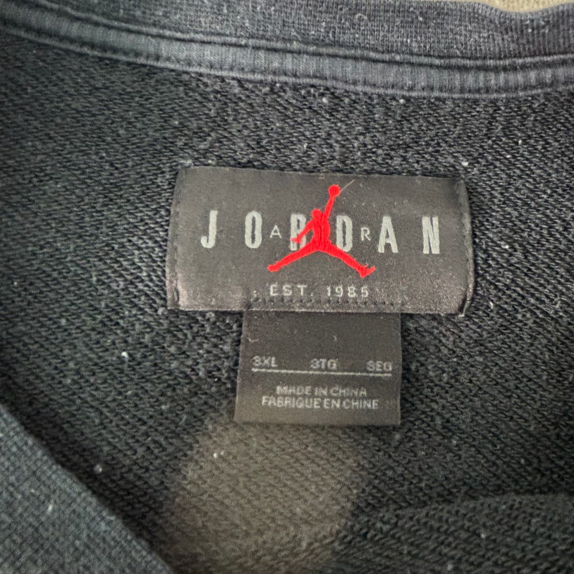 105 조던 점프맨 빅로고 맨투맨 상품이미지4