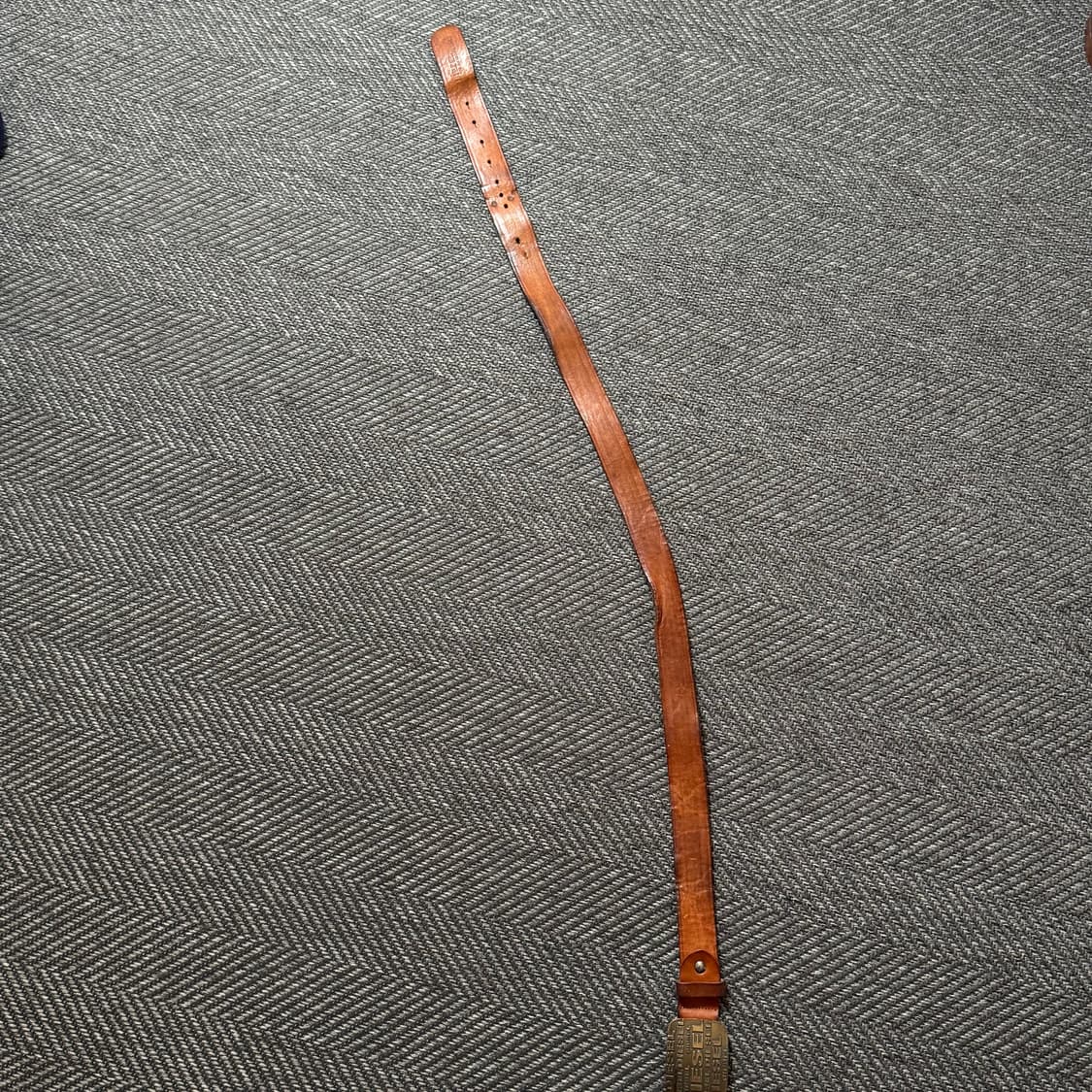 디젤 남성 모노그램 버클 벨트 브라운 럭셔리 스타일리시 상품이미지5