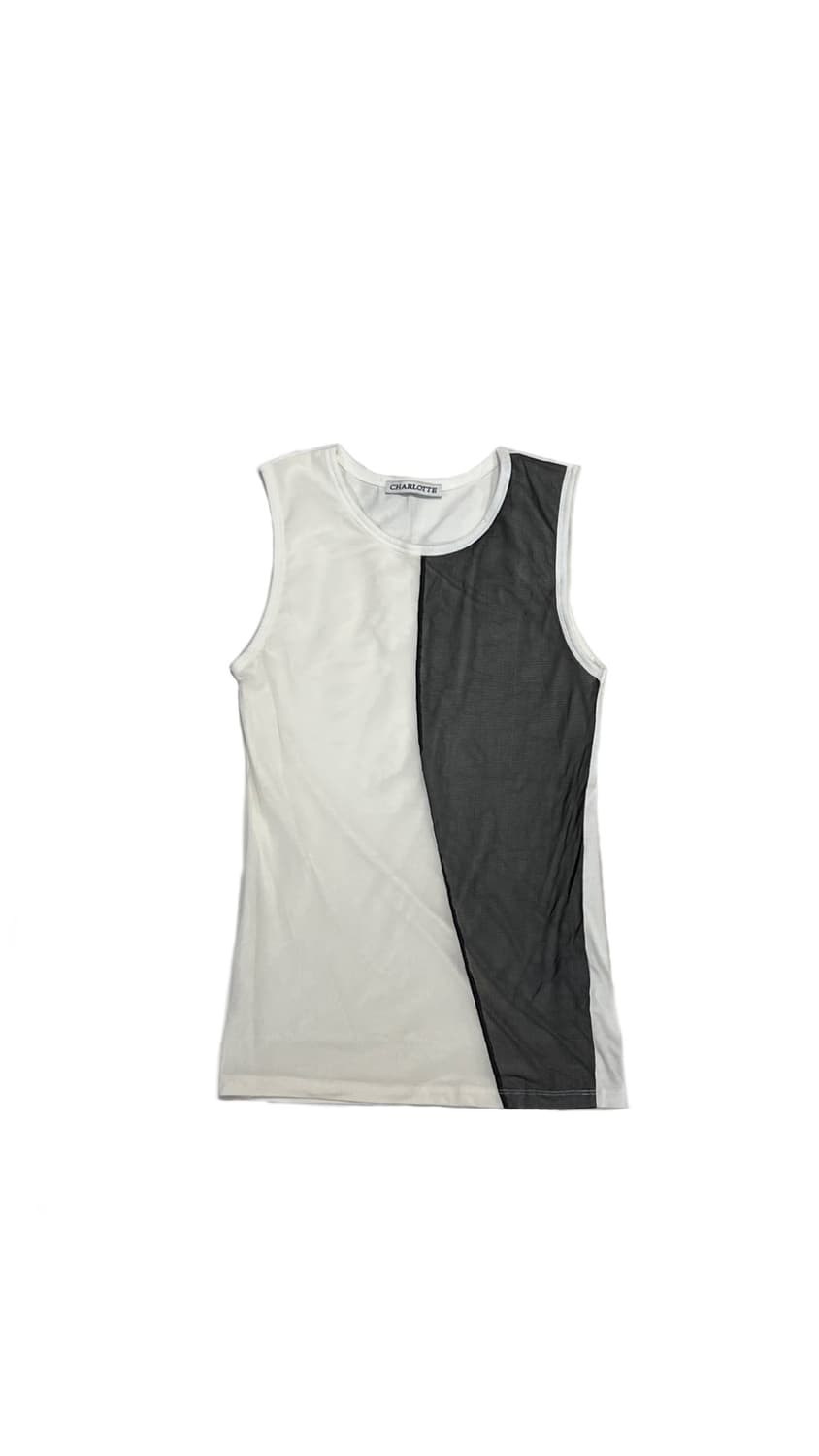 half&half sleeveless 상품이미지1