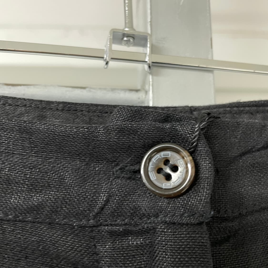 에트로 마 100% 블랙 슬랙스 78 상품이미지4