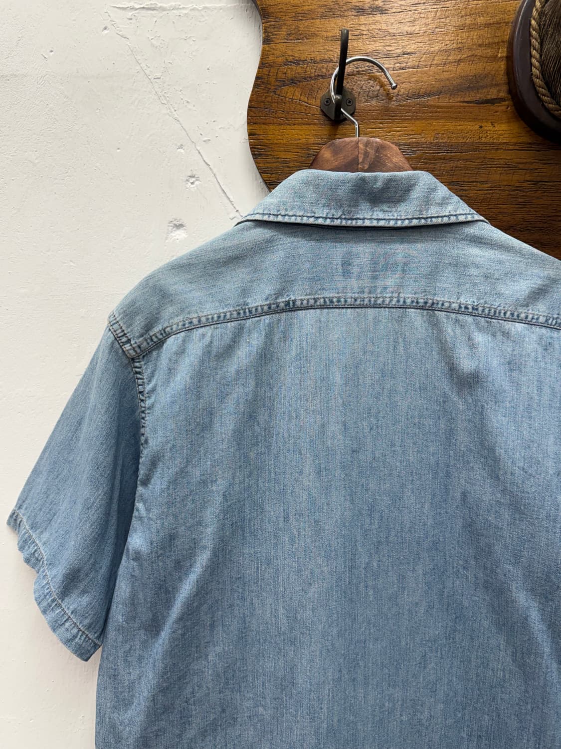 Edwin DUNGAREES Denim Short Sleeve Shirt 상품이미지6