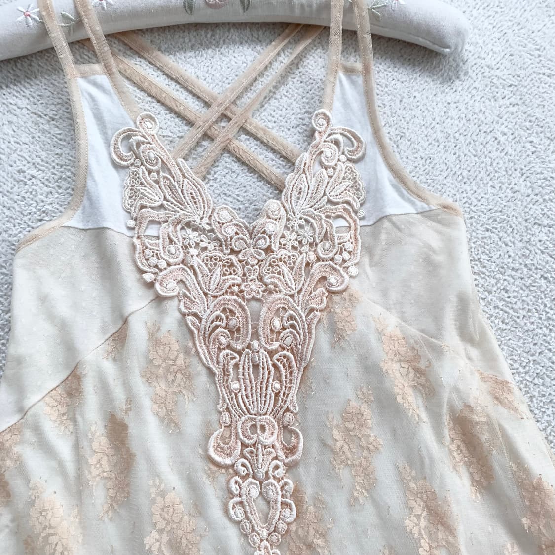 페어리그런지 ♥ 버터 레이스 시스루slv 상품이미지2