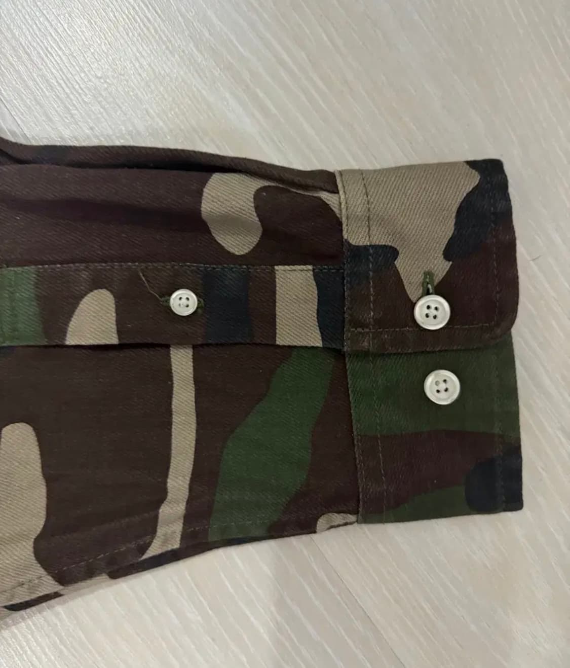 슈프림 스몰 박스 데님 셔츠 우드랜드 카모 상품이미지5