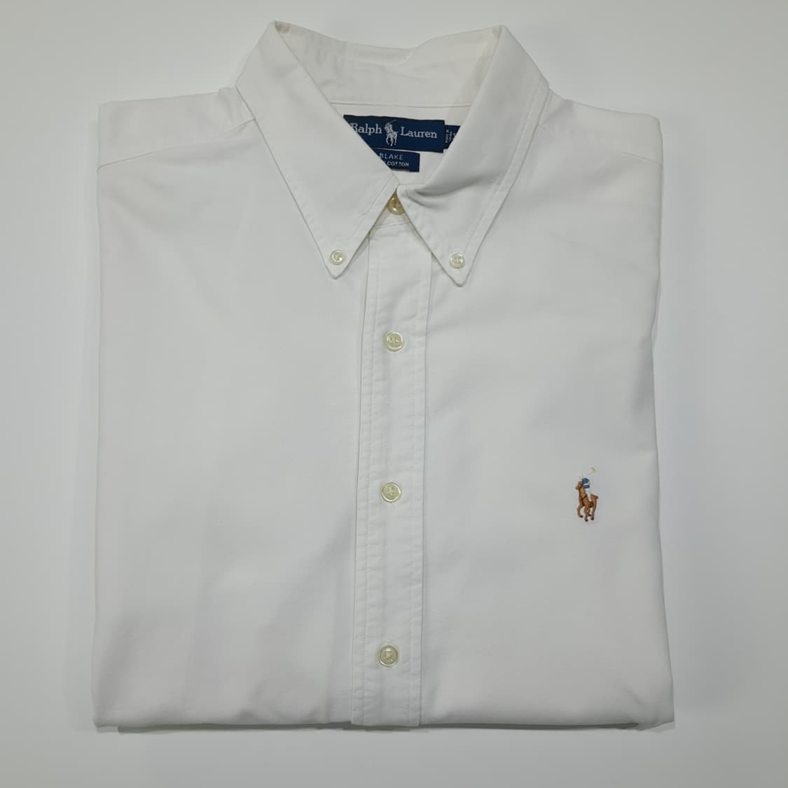 CL403 2XL 폴로 90s 코튼 멀티포니 화이트 셔츠 남방 상품이미지7