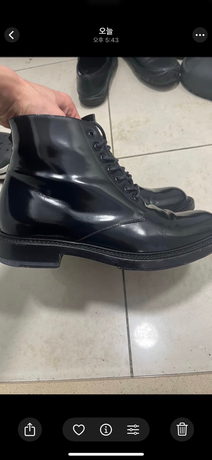 생로랑 13ss army boots 41size 상품이미지3