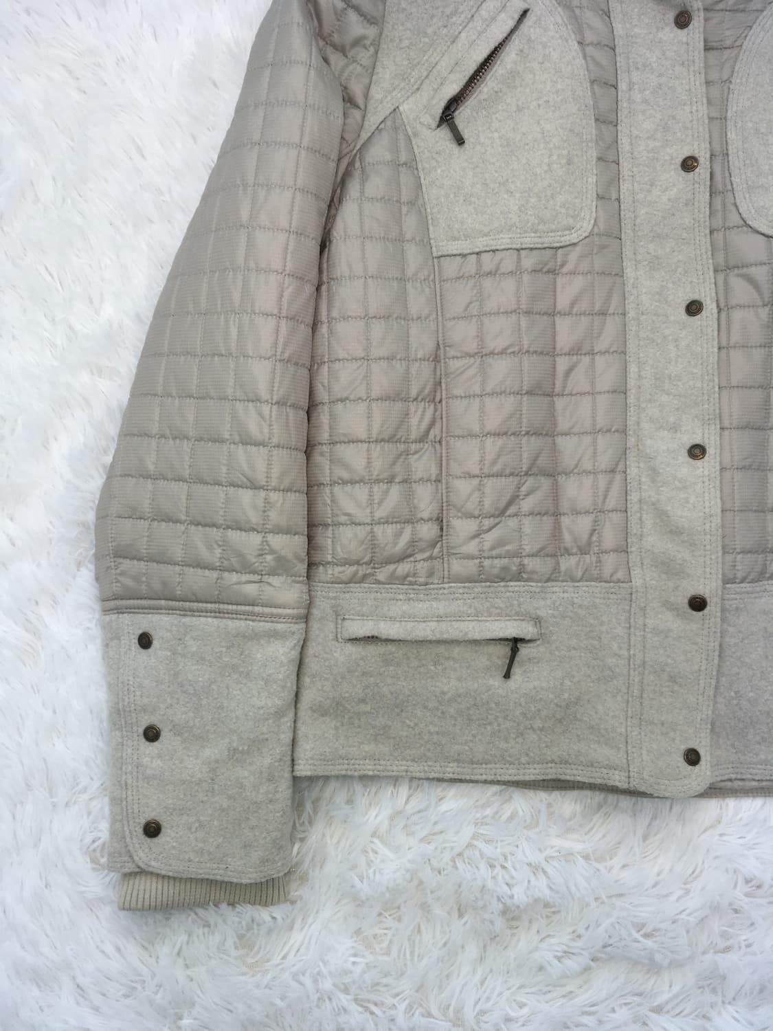 archive quilted wool zip-up jacket 상품이미지8